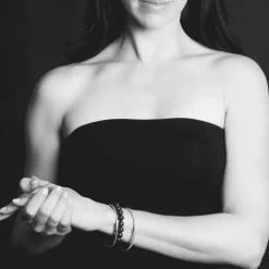 Discount Gemstone And Bangle Bracelet Gift Set Silver