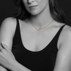 Outlet Gold Diamond Sphere Necklace Diamonds