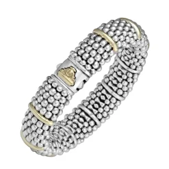 Hot Gold Station Caviar Bracelet | 15Mm Two-Tone