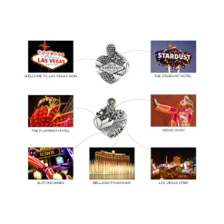 Best Sale Heart Of Las Vegas Pendant Necklace Silver