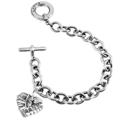 Cheap Heart Of New York Charm Bracelet Silver