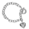 Best Heart Of Philadelphia Charm Bracelet Silver
