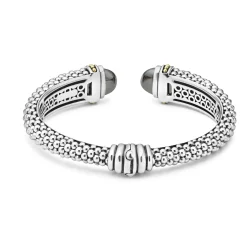Outlet Hematite Cuff Bracelet | 12Mm Two-Tone