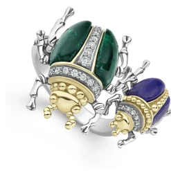 Online Jade Double Beetle Diamond Ring Gemstones