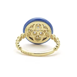 Store 18K Gold And Ceramic Diamond Ring Diamonds