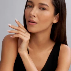 Clearance 18K Gold And Diamond Superfine Band Ring Gold