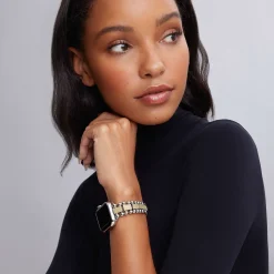 Clearance 18K Gold And Stainless Steel Watch Bracelet-38-45Mm Watch Bands