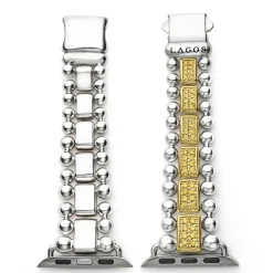 Flash Sale 18K Gold And Sterling Silver Yellow Sapphire Watch Bracelet-38-45Mm Gemstones