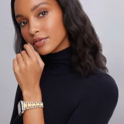 Cheap 18K Gold And Sterling Silver Watch Bracelet-42-49Mm Watch Bands