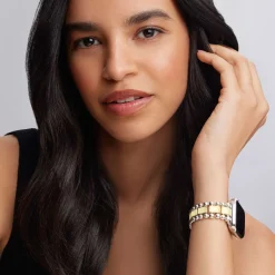 Cheap 18K Gold And Sterling Silver Watch Bracelet-38-45Mm Watch Bands