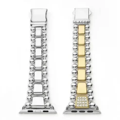 Online 18K Gold And Sterling Silver Single Diamond Watch Bracelet-42-49Mm Two-Tone