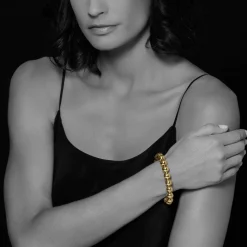 Outlet 18K Gold Bead Bracelet 12Mm Gold