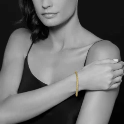 Clearance 18K Gold Beaded Bracelet | 4Mm Gold