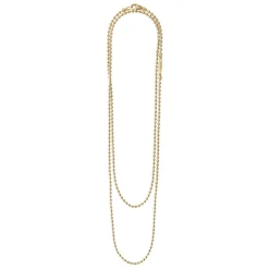 Best Sale 18K Gold Beaded Necklace Necklaces & Chains