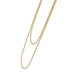 Best Sale 18K Gold Beaded Necklace Necklaces & Chains