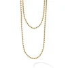 Hot 18K Gold Beaded Necklace Gold