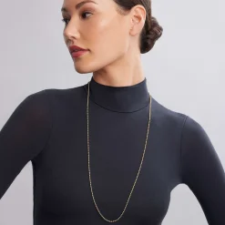 Hot 18K Gold Beaded Necklace Gold