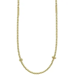 Hot 18K Gold Beaded Necklace Gold