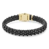 Outlet 18K Gold Black Ceramic Beaded Bracelet Gold