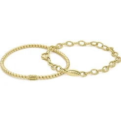 Discount 18K Gold Bracelet Gift Set Gold