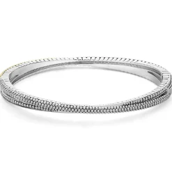 Online 18K Gold Caviar And Diamond Bangle Bangles