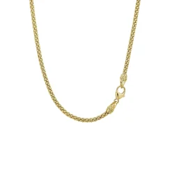 Fashion 18K Gold Caviar Bar Necklace Chains