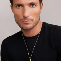 Cheap 18K Gold Caviar Beaded Skull Amulet Amulets