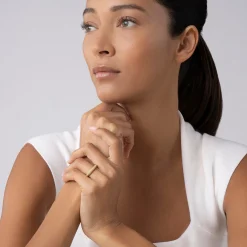 Discount 18K Gold Caviar Beaded Stacking Ring Stacking Rings