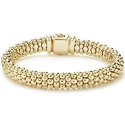 Clearance 18K Gold Caviar Bracelet | 9Mm Gold