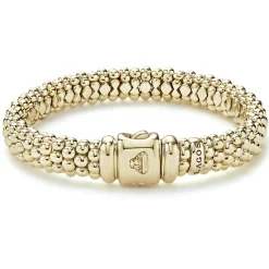 Clearance 18K Gold Caviar Bracelet | 9Mm Gold