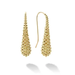 Online 18K Gold Caviar Drop Earrings Drop Earrings