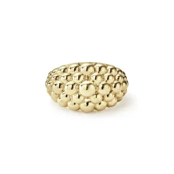 Best 18K Gold Caviar Ring Gold
