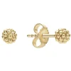 Hot 18K Gold Caviar Stud Earrings Gold