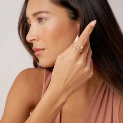 Best 18K Gold Diamond Ball Wrap Ring Diamonds