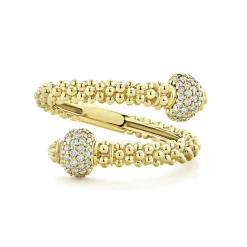 Best 18K Gold Diamond Ball Wrap Ring Diamonds