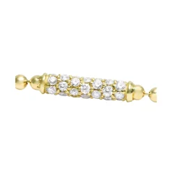 Sale 18K Gold Diamond Bar Bracelet Diamonds
