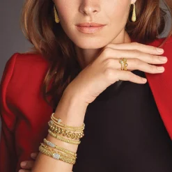 Hot 18K Gold Diamond Bracelet | 6Mm Gold