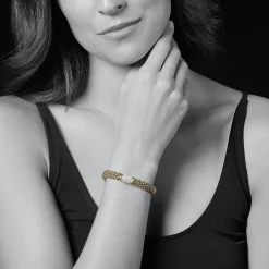 Outlet 18K Gold Diamond Bracelet | 9Mm Diamonds