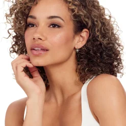 New 18K Gold Diamond Drop Earrings Diamonds