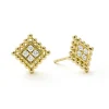 New 18K Gold Diamond Earrings Diamonds