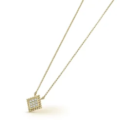 Clearance 18K Gold Diamond Pendant Necklace Diamonds