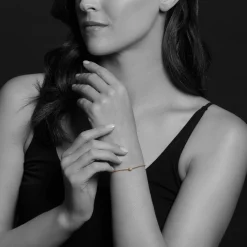 Discount 18K Gold Diamond Sphere Bracelet Gold