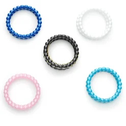 Store 18K Gold Diamond Stacking Ring Set Diamonds