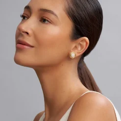 Clearance 18K Gold Diamond Stud Earrings Diamonds