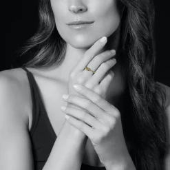 Hot 18K Gold Flower Bud Ring Gold