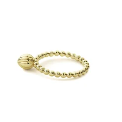 Hot 18K Gold Flower Bud Ring Gold