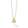 Cheap 18K Gold Honeybee Pendant Necklace Gold