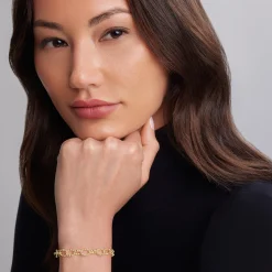 Shop 18K Gold Large Link Bracelet Gold