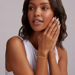 Cheap 18K Gold Petite Link Bracelet Link Bracelets