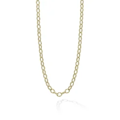 Cheap 18K Gold Petite Link Necklace Chains